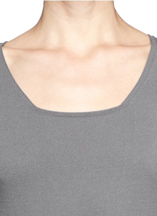 Detail View - Click To Enlarge - ARMANI COLLEZIONI - Jersey top