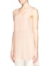 Front View - Click To Enlarge - CHLOÉ - 'Haut' silk tank top
