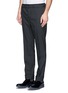 Front View - Click To Enlarge - VALENTINO GARAVANI - Elasticated waistband tailored wool pants