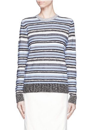 Main View - Click To Enlarge - PROENZA SCHOULER - Textured stripe sweater