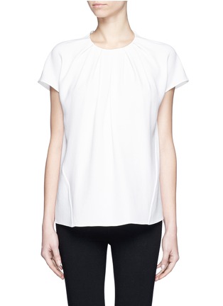 Main View - Click To Enlarge - PROENZA SCHOULER - Open back pleated crepe top