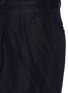 Detail View - Click To Enlarge - COMME DES GARÇONS HOMME - Stripe patchwork wool-linen shorts