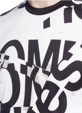 Detail View - Click To Enlarge - COMME DES GARÇONS HOMME - Graphic logo print T-shirt