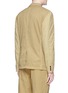 Back View - Click To Enlarge - COMME DES GARÇONS HOMME - Garment dyed Oxford soft blazer