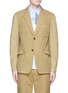 Main View - Click To Enlarge - COMME DES GARÇONS HOMME - Garment dyed Oxford soft blazer
