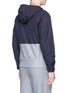 Back View - Click To Enlarge - COMME DES GARÇONS HOMME - Colourblock zip hoodie