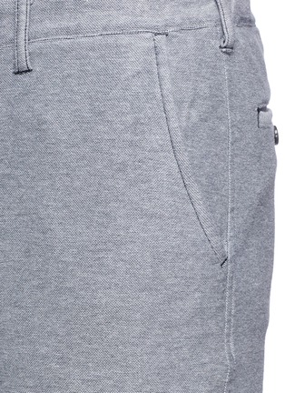 Detail View - Click To Enlarge - COMME DES GARÇONS HOMME - Cropped cotton jogging pants