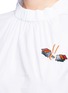 Detail View - Click To Enlarge - HELEN LEE - Flying bunny and floral embroidered blouse