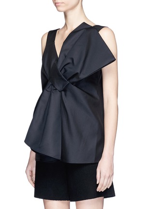 Front View - Click To Enlarge - VICTORIA, VICTORIA BECKHAM - Oversized bow front cady top
