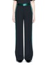 Main View - Click To Enlarge - VICTORIA, VICTORIA BECKHAM - Silk satin trim relaxed tuxedo pants