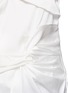 Detail View - Click To Enlarge - VICTORIA, VICTORIA BECKHAM - Knot front silk satin panel top