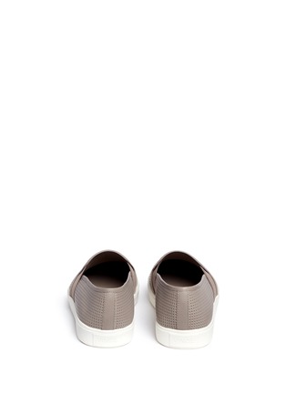 Back View - Click To Enlarge - VINCE - 'Blair' perforated leather skate slip-ons