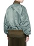 Back View - Click To Enlarge - SACAI - Double layer flannel and nylon bomber jacket