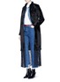 Figure View - Click To Enlarge - TOGA ARCHIVES - Fringe hem moquette coat