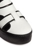 Detail View - Click To Enlarge - OPENING CEREMONY - 'Binx' contrast trim cutout twill platforms