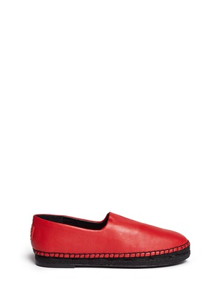 Main View - Click To Enlarge - OPENING CEREMONY - 'Keata' leather espadrille slip-ons