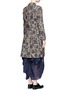 Back View - Click To Enlarge - UMA WANG - Floral print silk blend coat