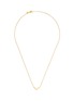 Main View - Click To Enlarge - MARIA BLACK - 'Check' gold plated sterling silver necklace