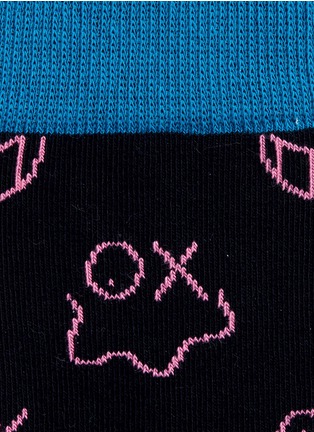 Detail View - Click To Enlarge - HAPPY SOCKS - x André Saraiva Mr. A smile socks