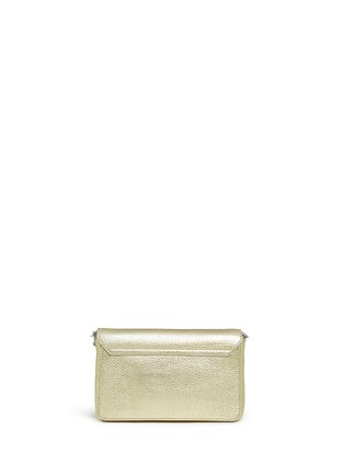 Back View - Click To Enlarge - TORY BURCH - 'Mercer Classic' logo lock leather crossbody bag
