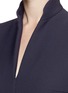 Detail View - Click To Enlarge - THE ROW - 'Buska' double cotton mock neck top