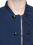 Detail View - Click To Enlarge - PS PAUL SMITH - Contrast sleeve cotton piqué bomber jacket