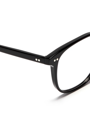 Detail View - Click To Enlarge - OLIVER PEOPLES - 'Scheyer' thin acetate optical glasses