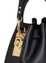 Detail View - Click To Enlarge - SOPHIE HULME - Drawstring large leather bucket bag