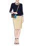 Figure View - Click To Enlarge - SOPHIE HULME - Chain mini envelope bag
