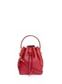 Main View - Click To Enlarge - SOPHIE HULME - Small leather drawstring bucket bag