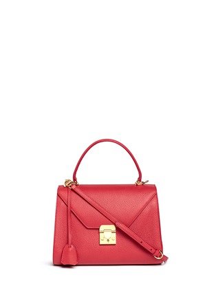 Main View - Click To Enlarge - MARK CROSS - 'Hadley' small leather flap bag