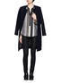 Figure View - Click To Enlarge - SANDRO - Star print silk blouse