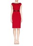Main View - Click To Enlarge - ST. JOHN - Jewelled Milano knit dress
