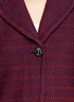 Detail View - Click To Enlarge - ST. JOHN - Chain stitch high low knit jacket