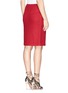 Back View - Click To Enlarge - ST. JOHN - Textured wool blend knit pencil skirt