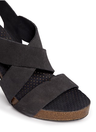 Detail View - Click To Enlarge - PEDRO GARCIA  - 'Laila' strap suede sandals