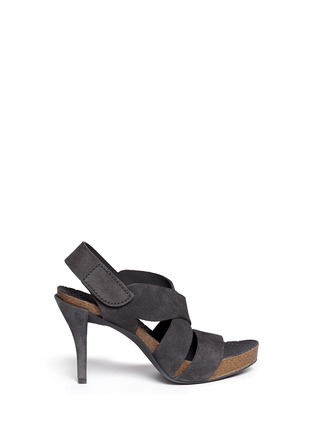 Main View - Click To Enlarge - PEDRO GARCIA  - 'Laila' strap suede sandals