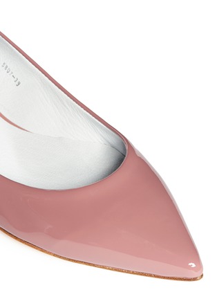 Detail View - Click To Enlarge - PEDRO GARCIA  - 'Amber' patent leather flats