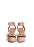 Figure View - Click To Enlarge - PEDRO GARCIA  - 'Desire' jewelled strap suede wedge sandals