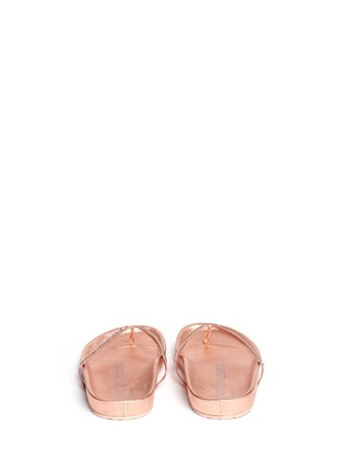 Back View - Click To Enlarge - PEDRO GARCIA  - 'Anabel' crystal pavé thong sandals