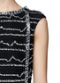 Detail View - Click To Enlarge - ST. JOHN - Peak knit tweed dress