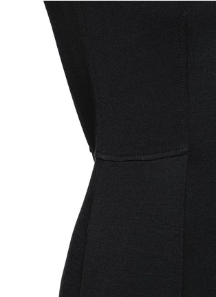 Detail View - Click To Enlarge - ST. JOHN - Milano knit zip flare dress