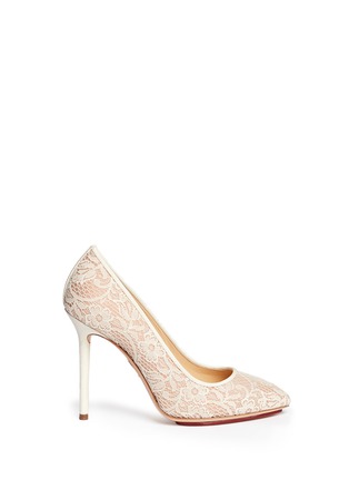 Main View - Click To Enlarge - CHARLOTTE OLYMPIA - 'Monroe' lace pumps