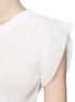Detail View - Click To Enlarge - CHLOÉ - Rib knit gather-waist top