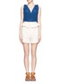 Figure View - Click To Enlarge - CHLOÉ - Bow shoulder silk top