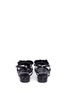 Back View - Click To Enlarge - LANVIN - Faux pearl floral patent leather sandals