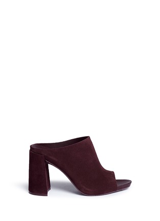 Main View - Click To Enlarge - PEDRO GARCIA  - 'Yavel' suede open toe mules