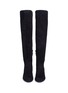 Front View - Click To Enlarge - STUART WEITZMAN - 'All Serve' stretch suede thigh high boots