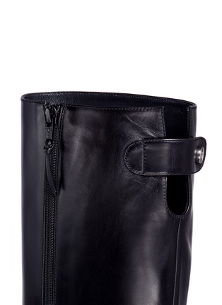 Detail View - Click To Enlarge - STUART WEITZMAN - 'Knee Deep' leather knee high riding boots