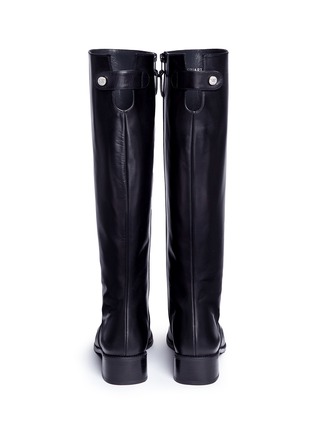 Back View - Click To Enlarge - STUART WEITZMAN - 'Knee Deep' leather knee high riding boots